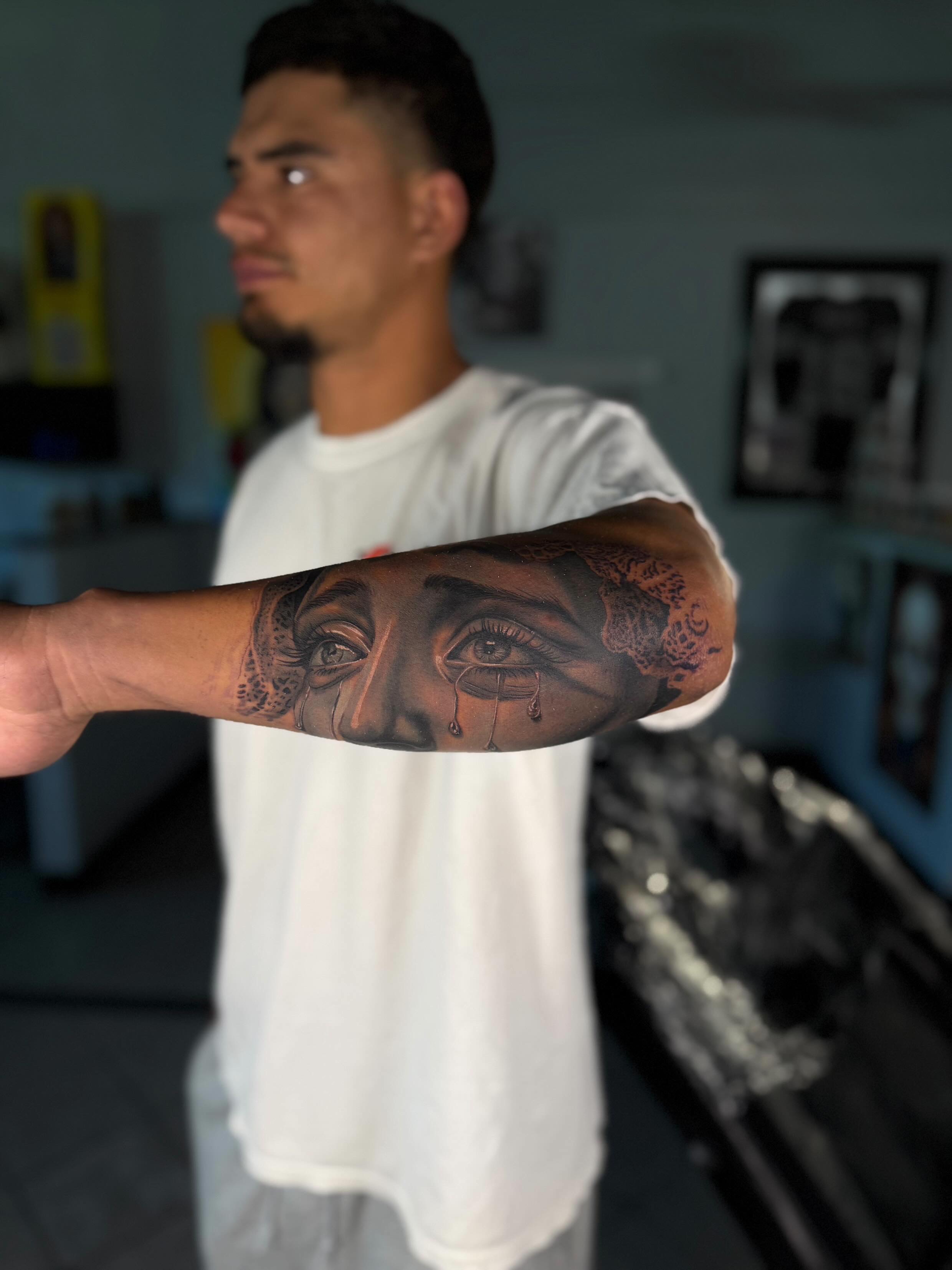 Tattoo by Eduardo Gomez at Broadway Dept. Sacramento