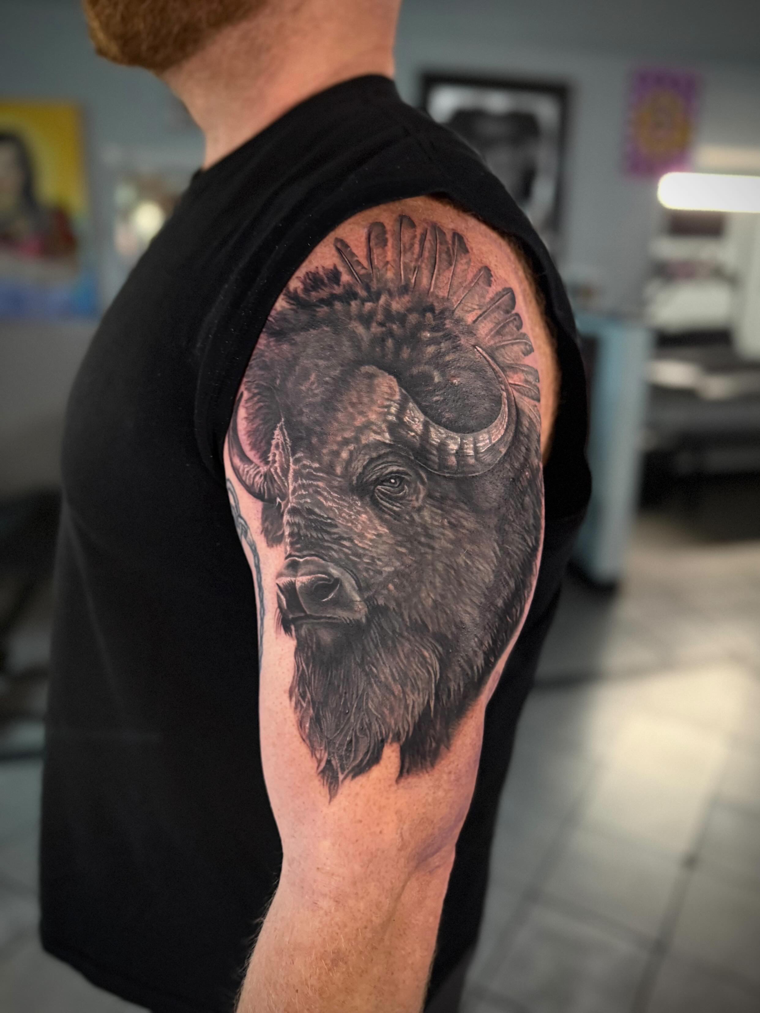 Tattoo by Eduardo Gomez at Broadway Dept. Sacramento