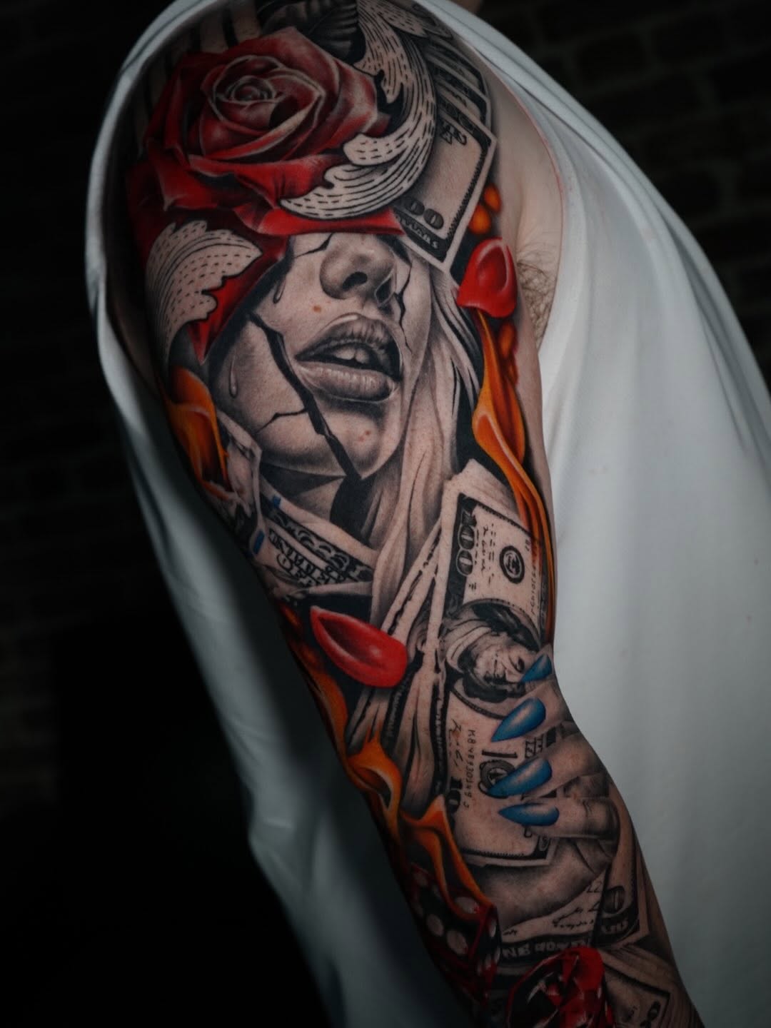 Tattoo by Crystal Mercedes at Broadway Dept. Sacramento
