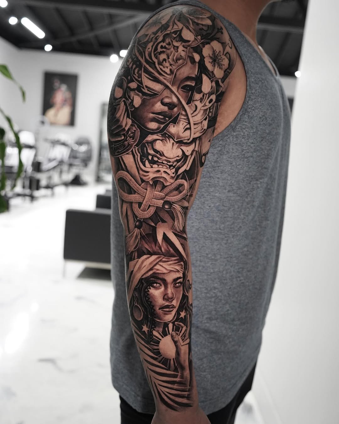 Adrian Idso's Filipino and Japanese Fusion Tattoo at Broadway Dept. Sacramento