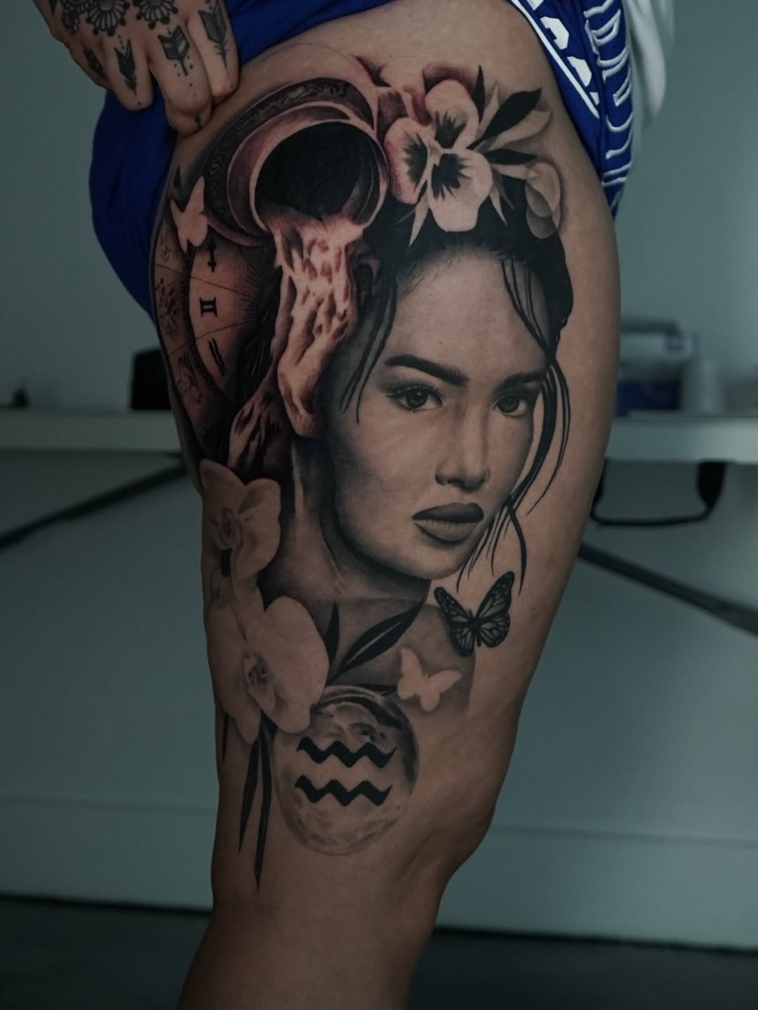 Custom tattoo artwork by Charleigh Rae at Broadway Dept. Midtown Sacramento