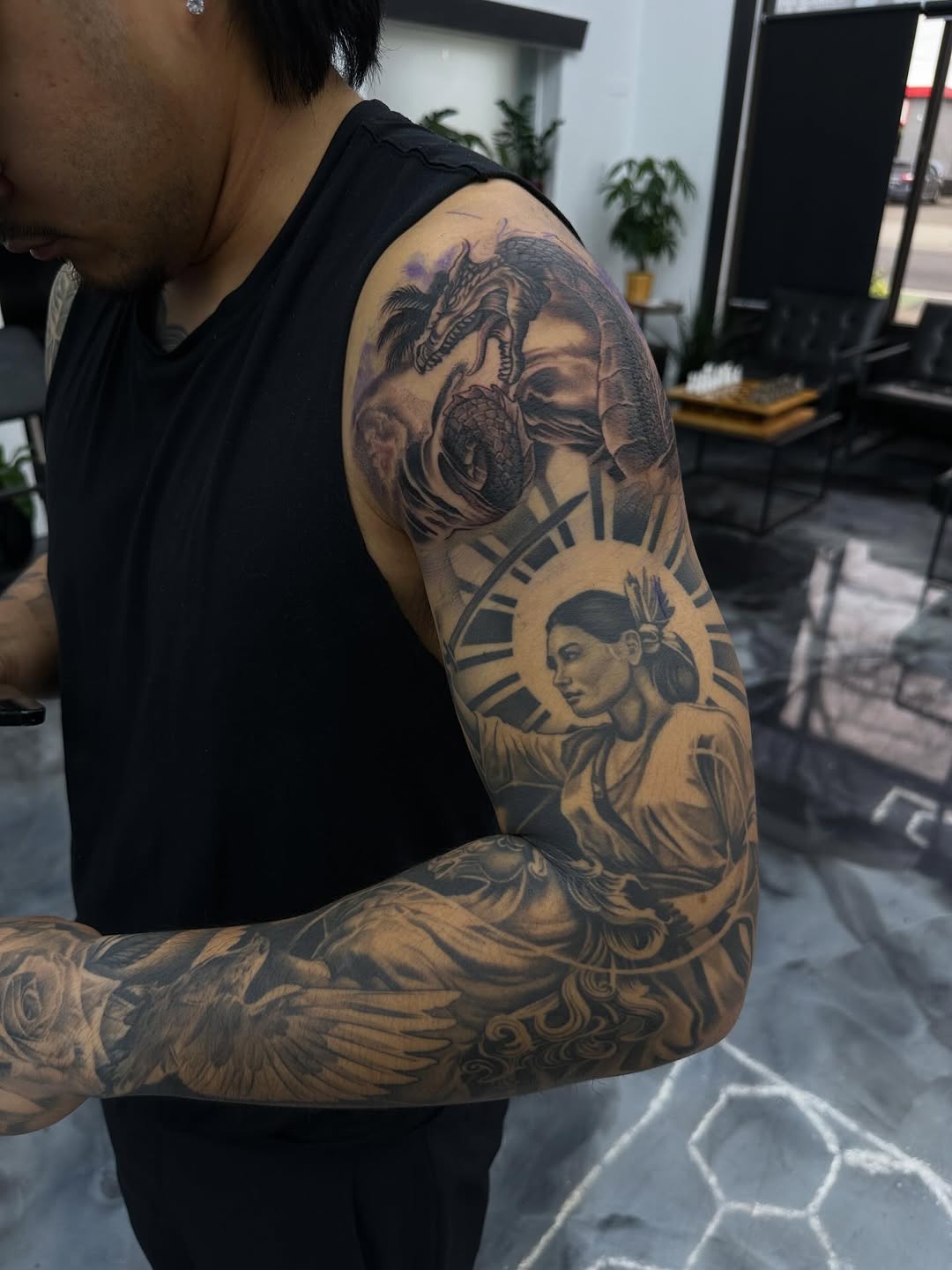Mauricio Contreras Custom Tattoo at Broadway Dept Midtown Sacramento