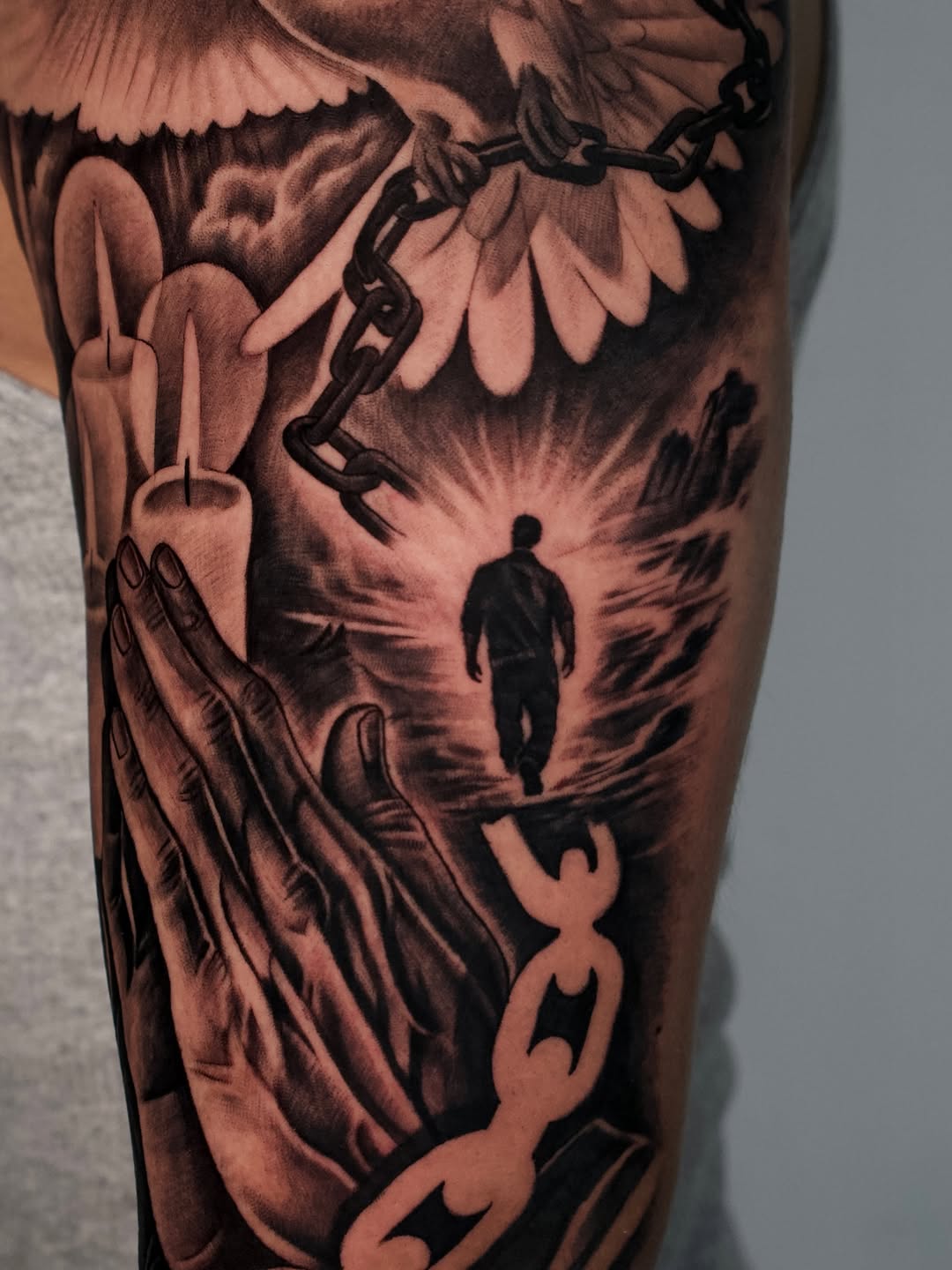 Tattoo artwork by Adrian Idso at Broadway Dept Midtown Sacramento