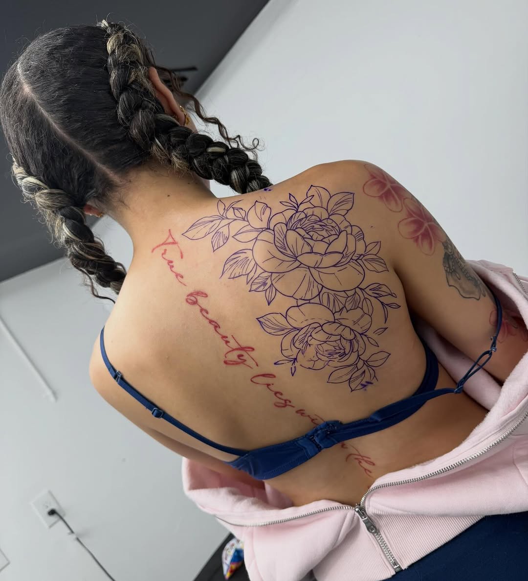 Girl tattoo detail shot by David Maciel at Broadway Dept Sacramento