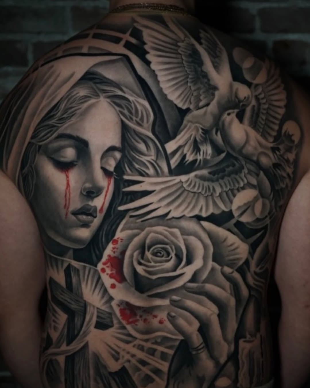 Sample tattoo work by Jack Stralen featured at Forty Mile Convention