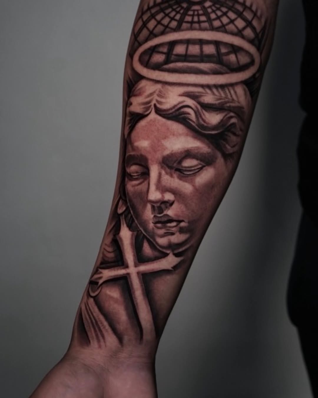 Jesus Bernal portfolio display for Forty Mile Tattoo Convention