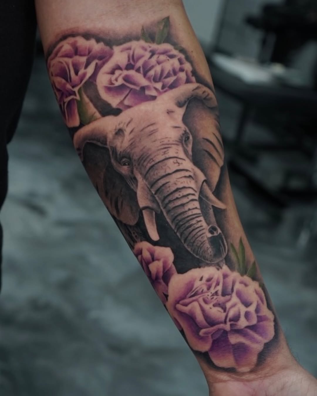 Charleigh Rae tattoo artist featuring detailed custom design
