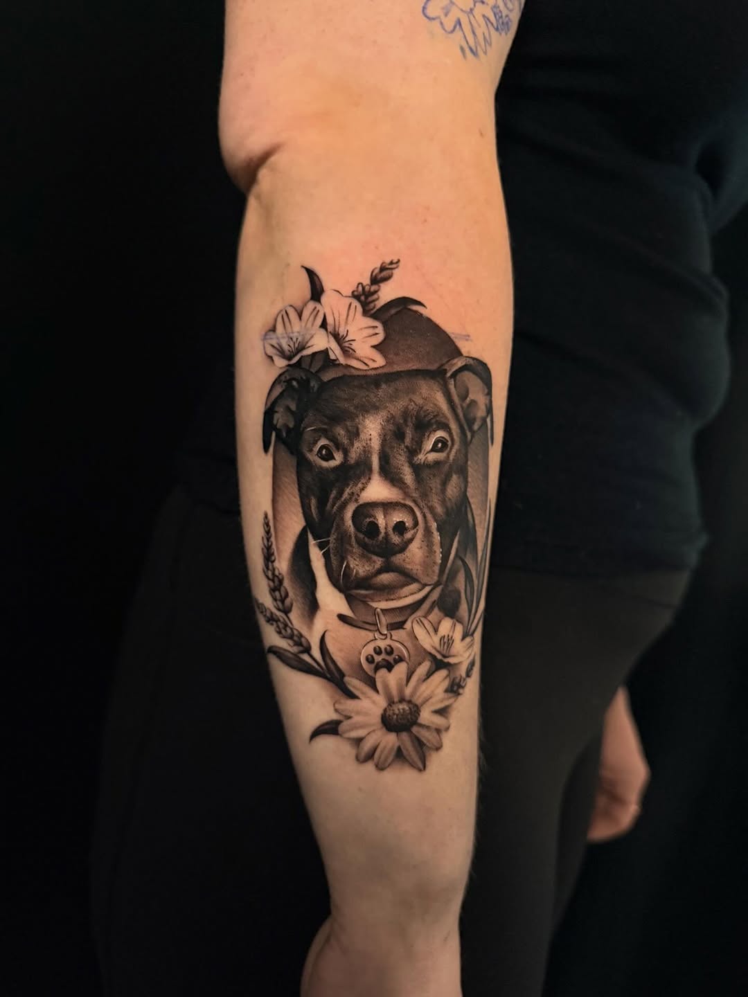 Tattoo art by Crystal Mercedes at Broadway Dept. on 21st Street.