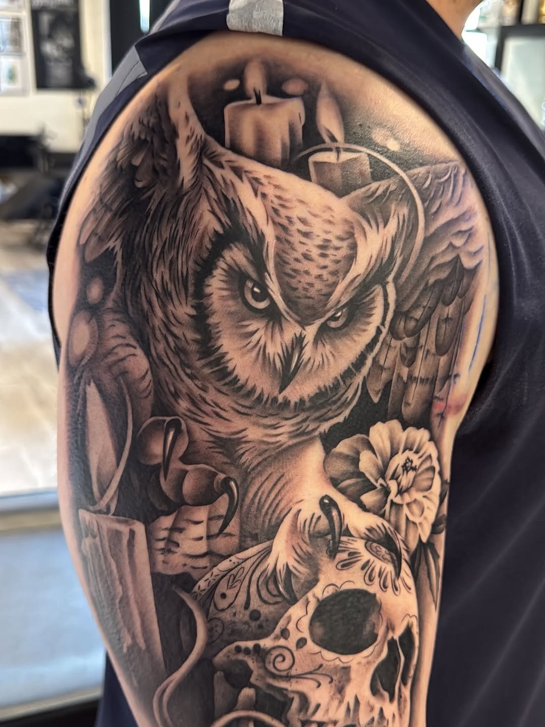 Professional tattoo by Crystal Mercedes at Broadway Dept. Midtown Sacramento.