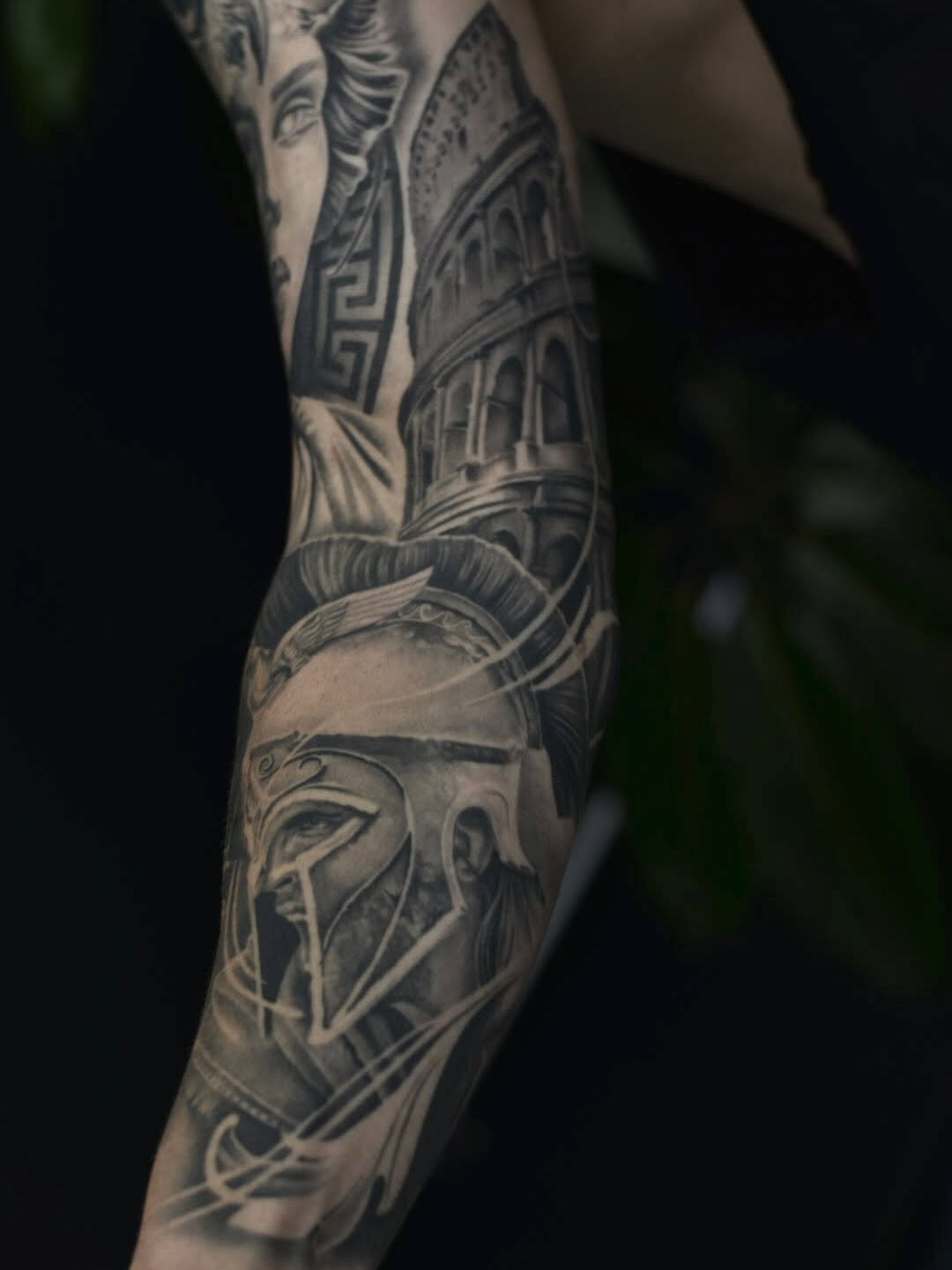 Custom tattoo work by Mauricio Contreras at Broadway Dept. Sacramento