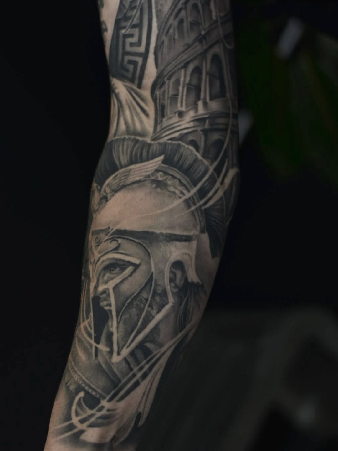 Tattoo portfolio piece by Mauricio Contreras at Broadway Dept. Sacramento