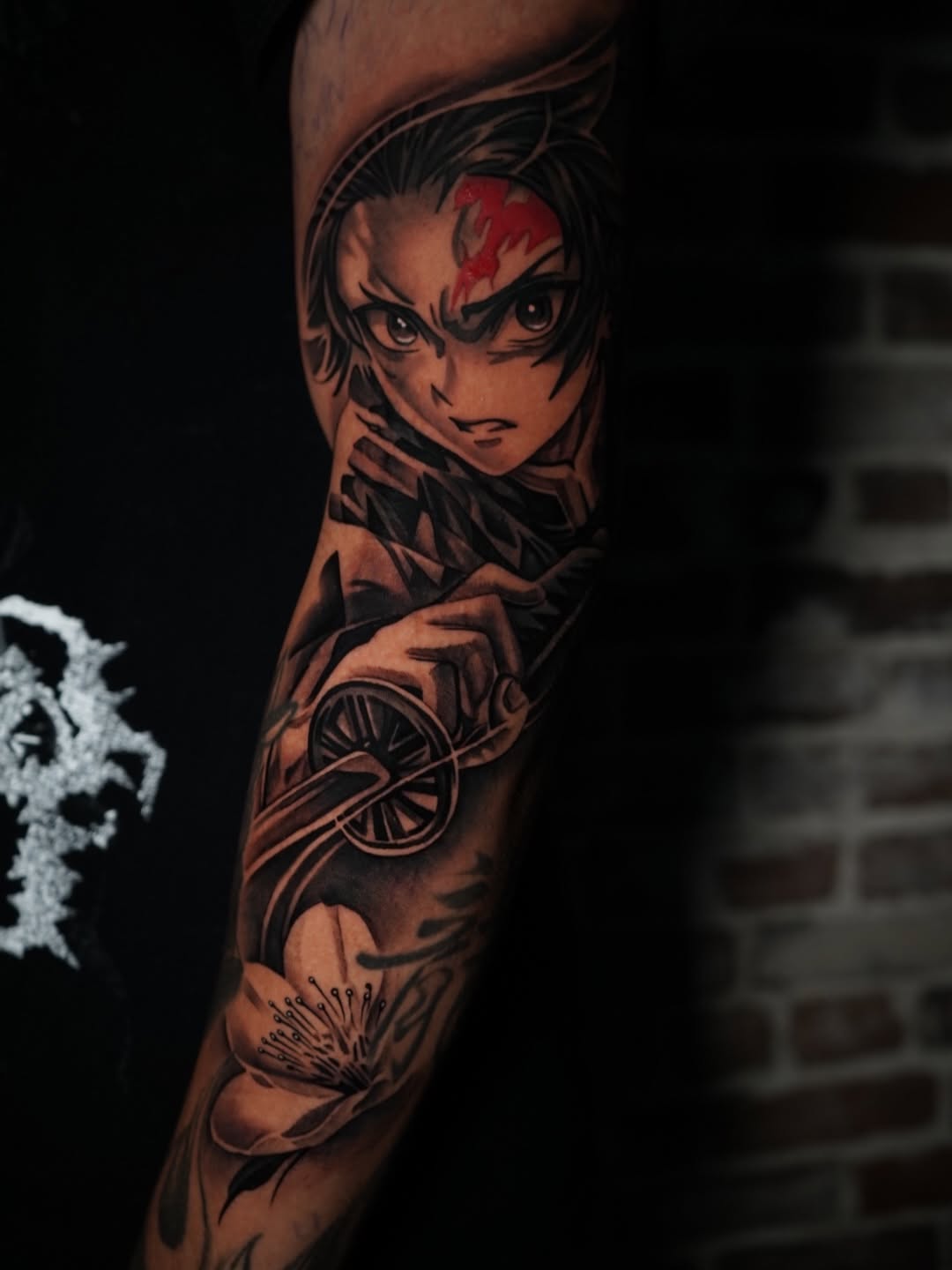Tattoo piece by Jack Stralen at Broadway Dept. Sacramento tattoo shop
