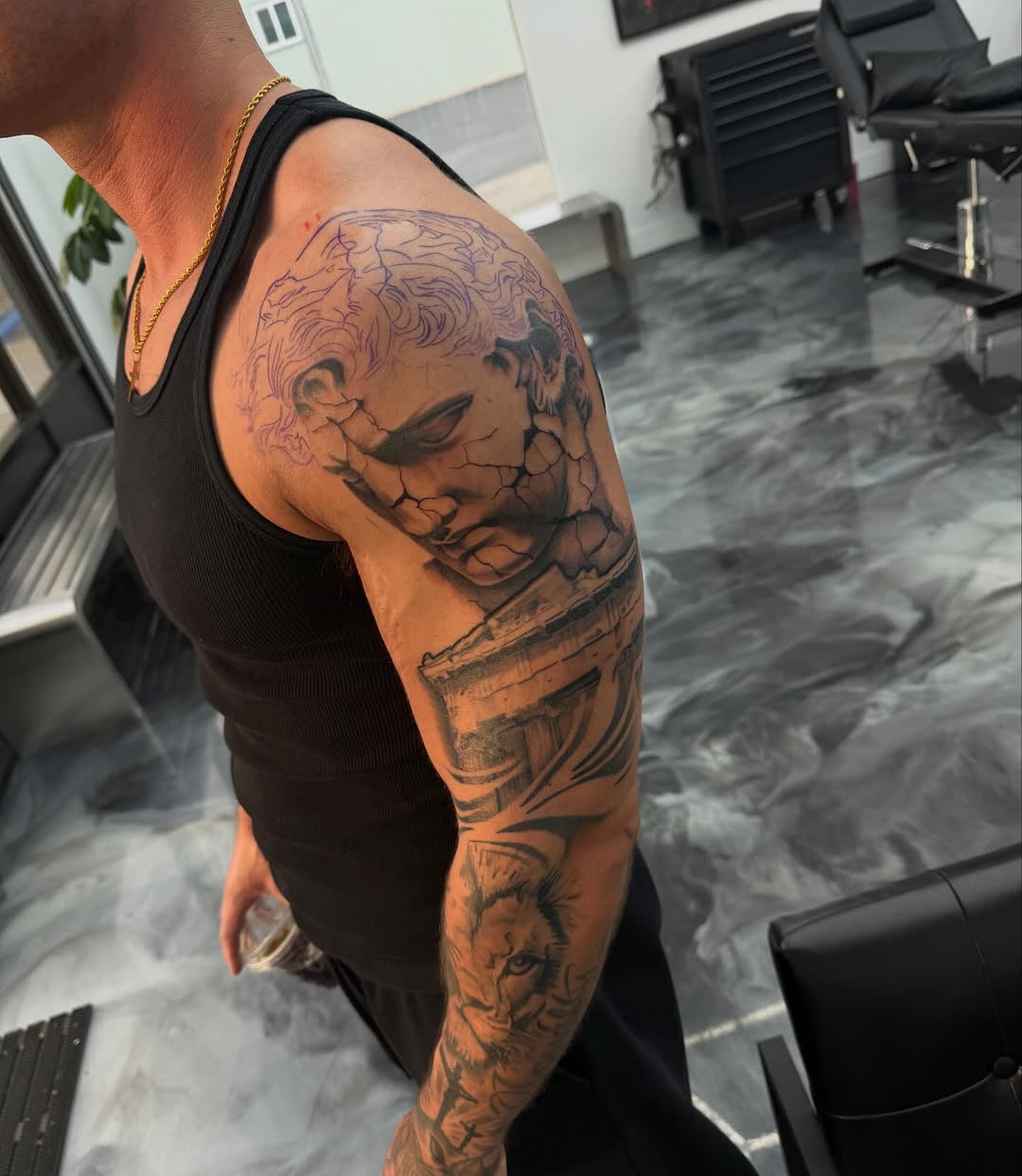 Portfolio image of David Maciel's tattoo design and execution at Broadway Dept Midtown Sacramento