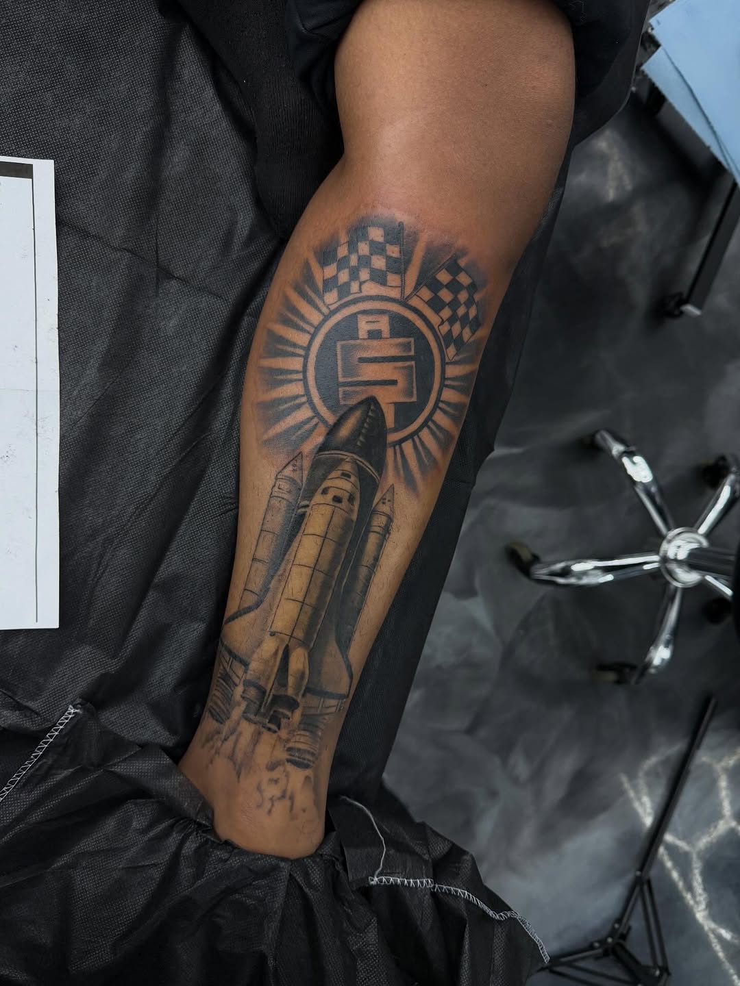 David Maciel tattoo design at Broadway Dept Sacramento tattoo shop