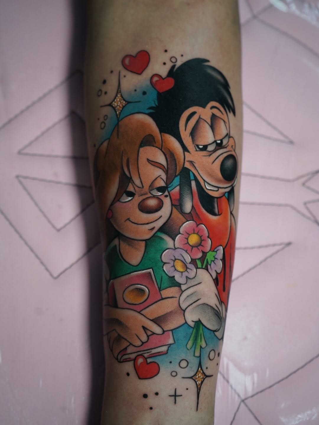 Little floral tattoo design by Crystal Mercedes at Broadway Dept. Sacramento