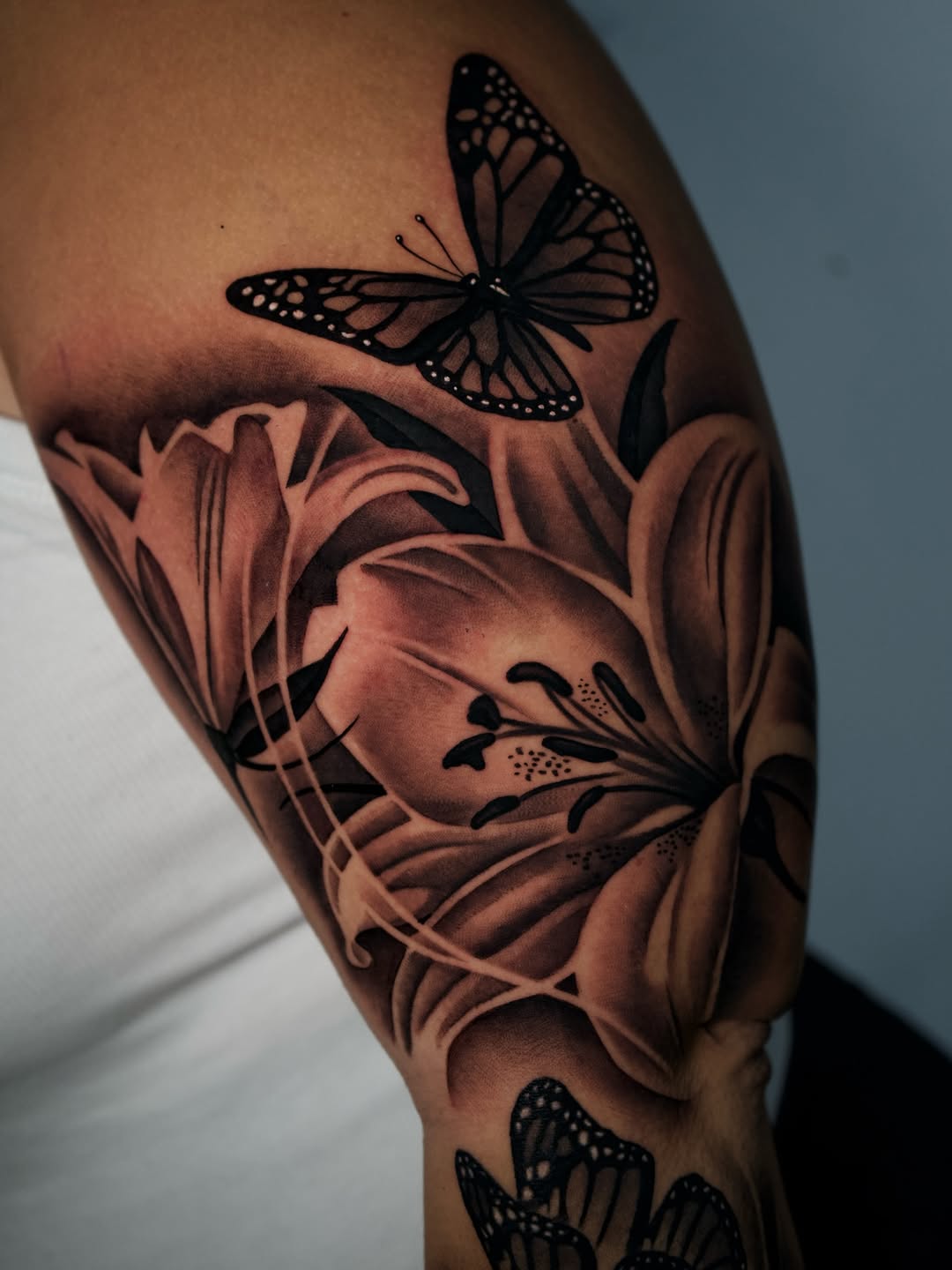 Floral and Butterfly Tattoos at Broadway Dept. Midtown Sacramento