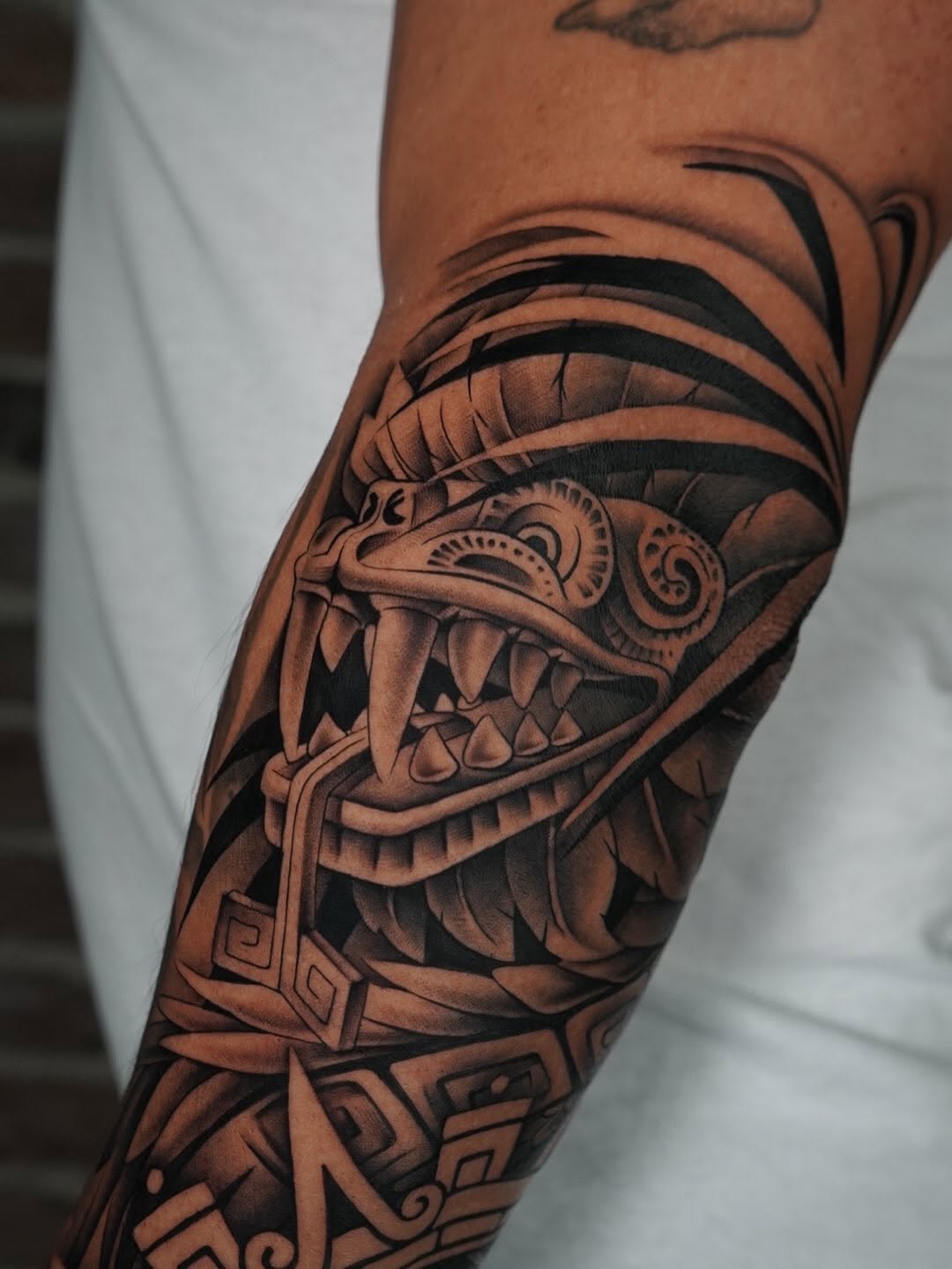 Finished custom tattoo design by Broadway Dept. artists at 2417 21st Street Midtown Sacramento