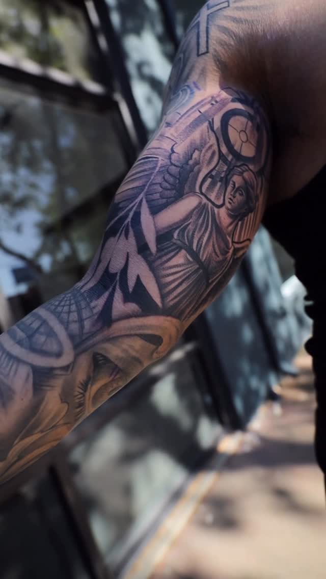 Complete Tattoo Sleeve Project at Broadway Dept. Midtown Sacramento