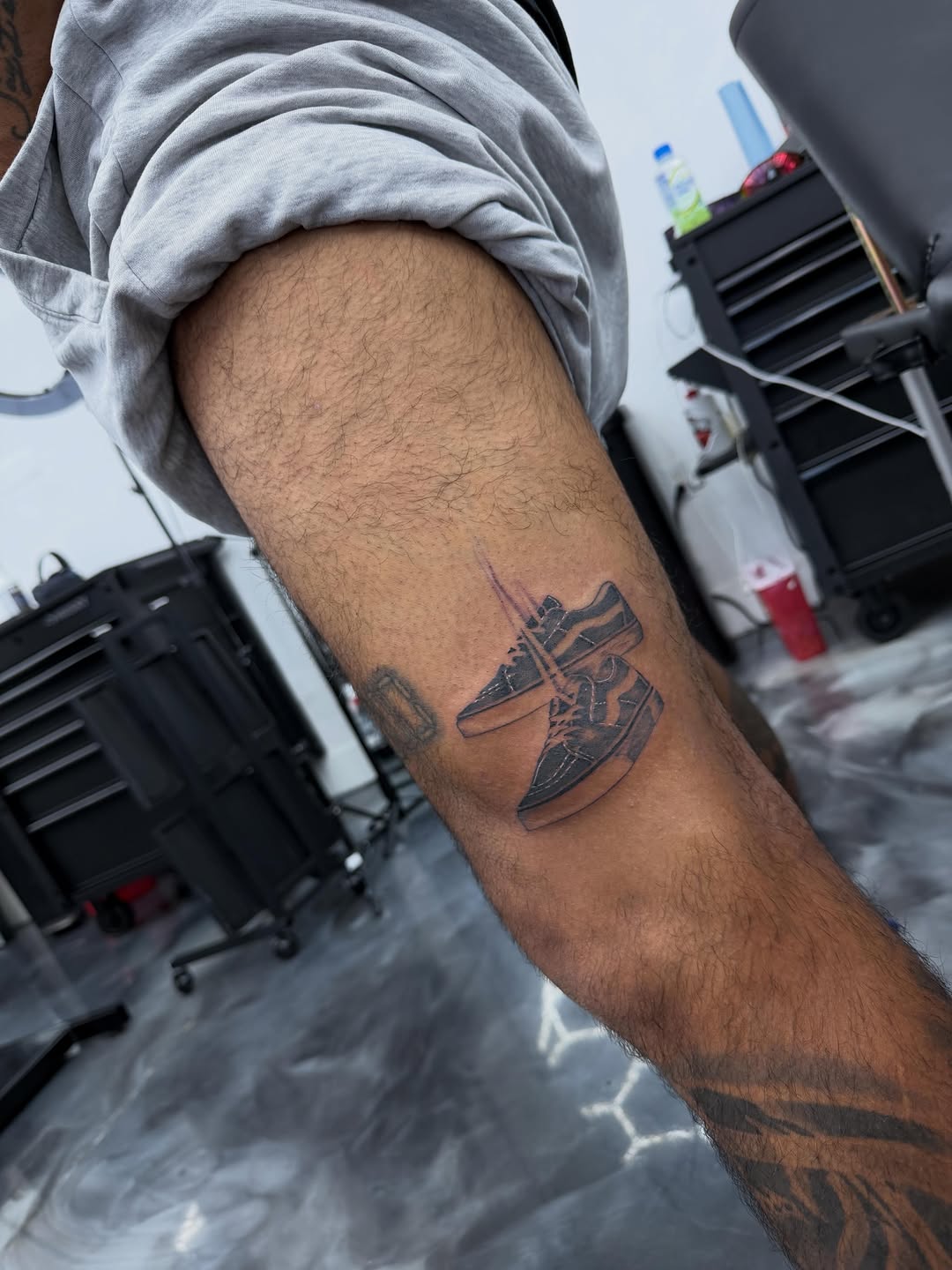 Vans skateboard shoe tattoo design by David Maciel at Broadway Dept Sacramento
