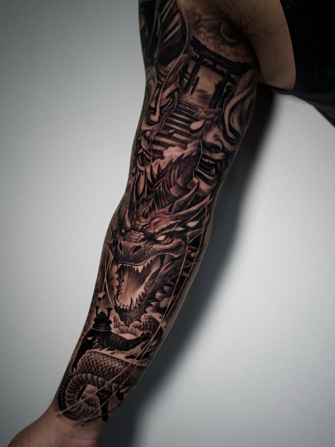 Three-Day Arm Sleeve Completion at Broadway Dept. Midtown Sacramento