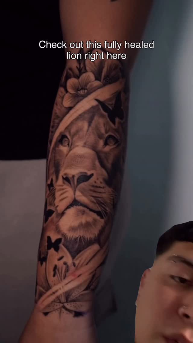 Jesus Bernal Quarter Sleeve Tattoo - Healed Work at Broadway Dept. Sacramento