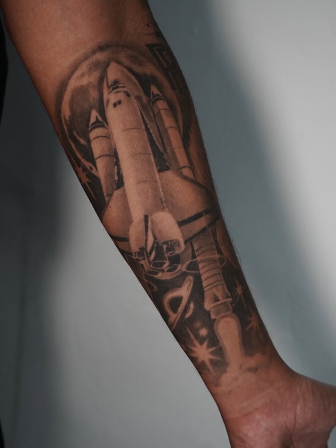 Professional healed tattoo result from Broadway Dept. studio in Sacramento