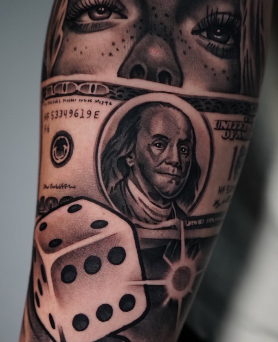 Detailed custom tattoo artwork created by Broadway Dept. artists in Midtown Sacramento.