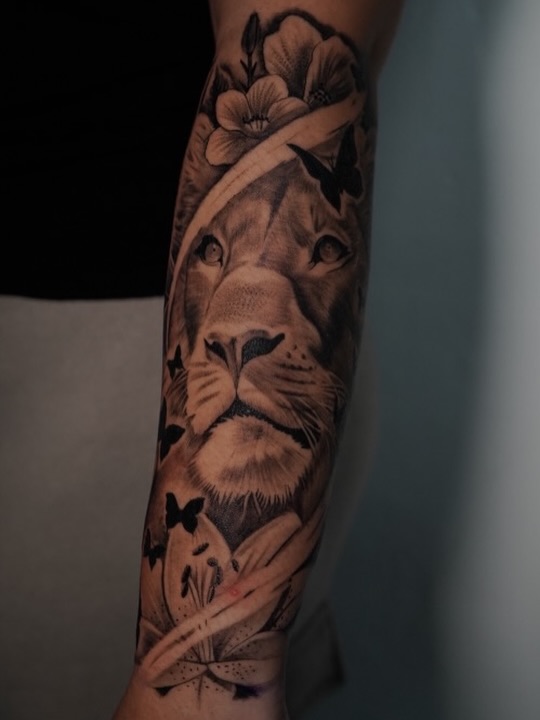 Custom tattoo design perfect for summer at Broadway Dept. on 21st Street.