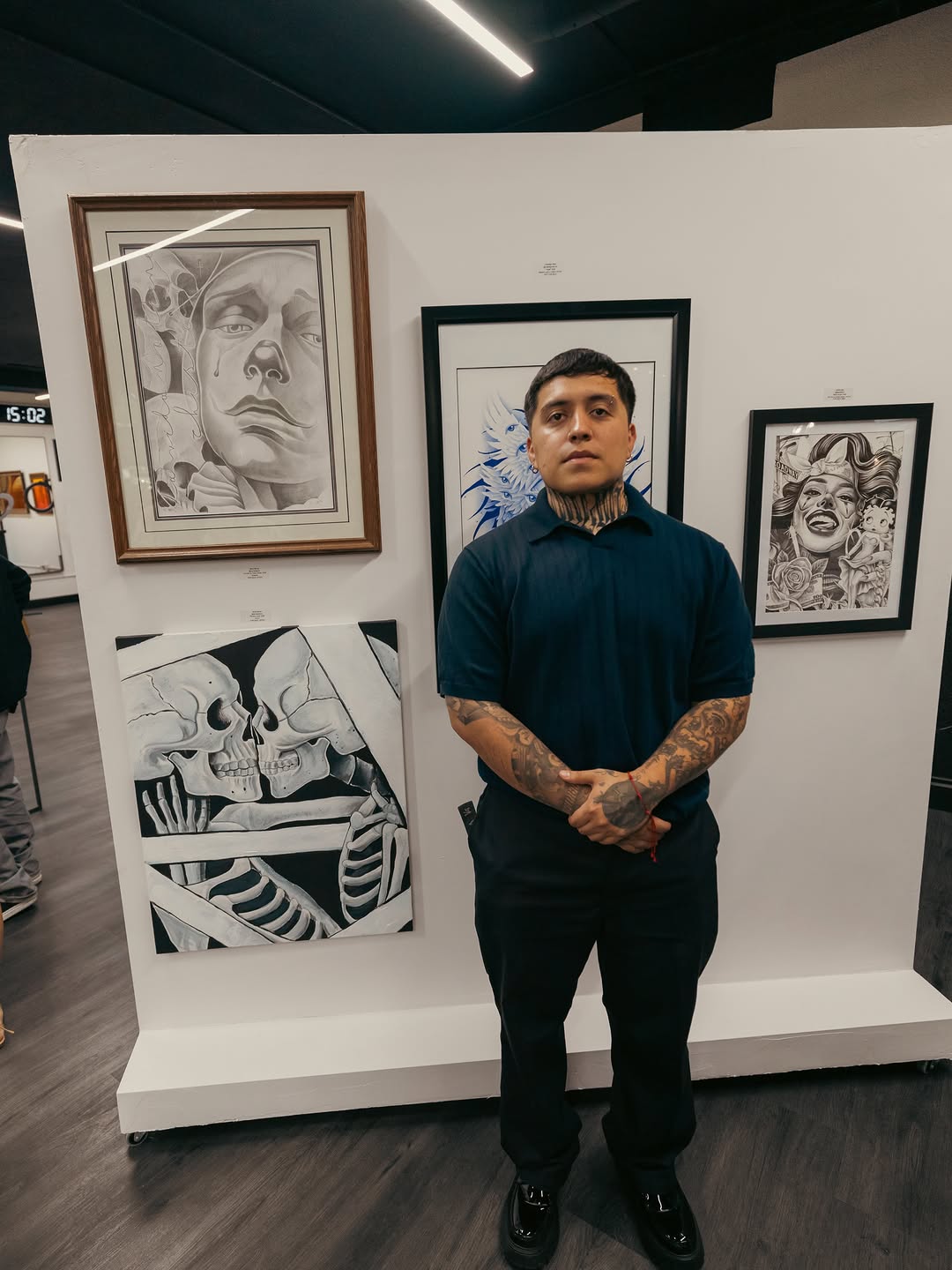 Group of passionate artists and supporters gathered at Broadway Dept. Sacramento tattoo shop