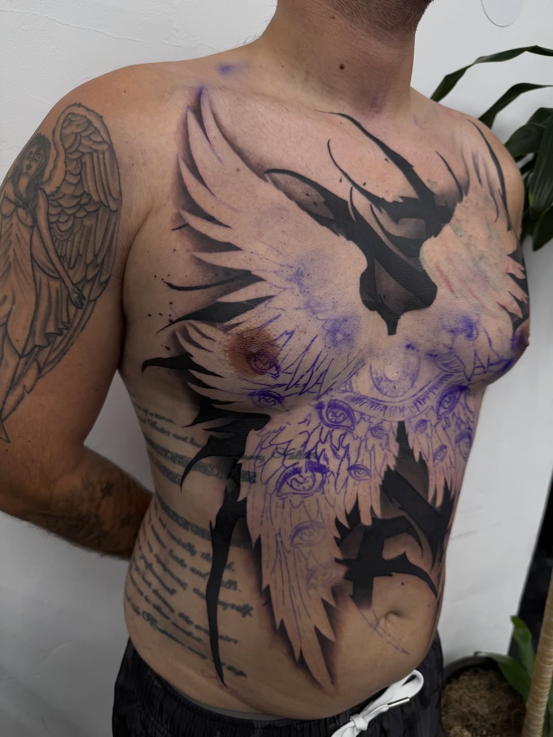 Animal tattoo design showcased at Broadway Dept. Midtown Sacramento tattoo shop.