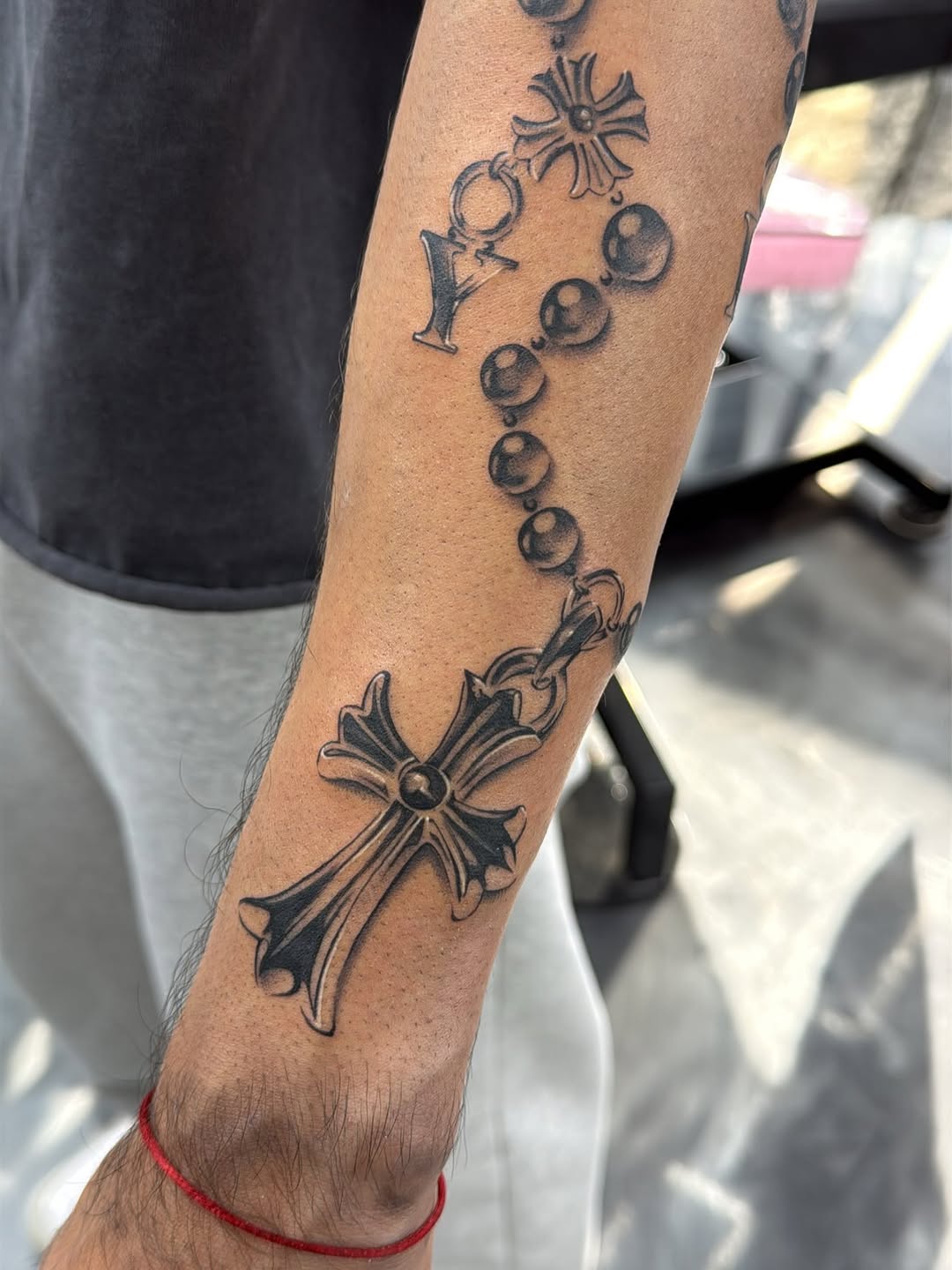 Custom tattoo work by Crystal Mercedes at Broadway Dept. on 21st Street.