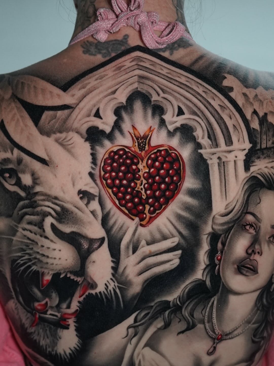 Tattoo by Crystal Mercedes, artist at Broadway Dept. Midtown Sacramento.