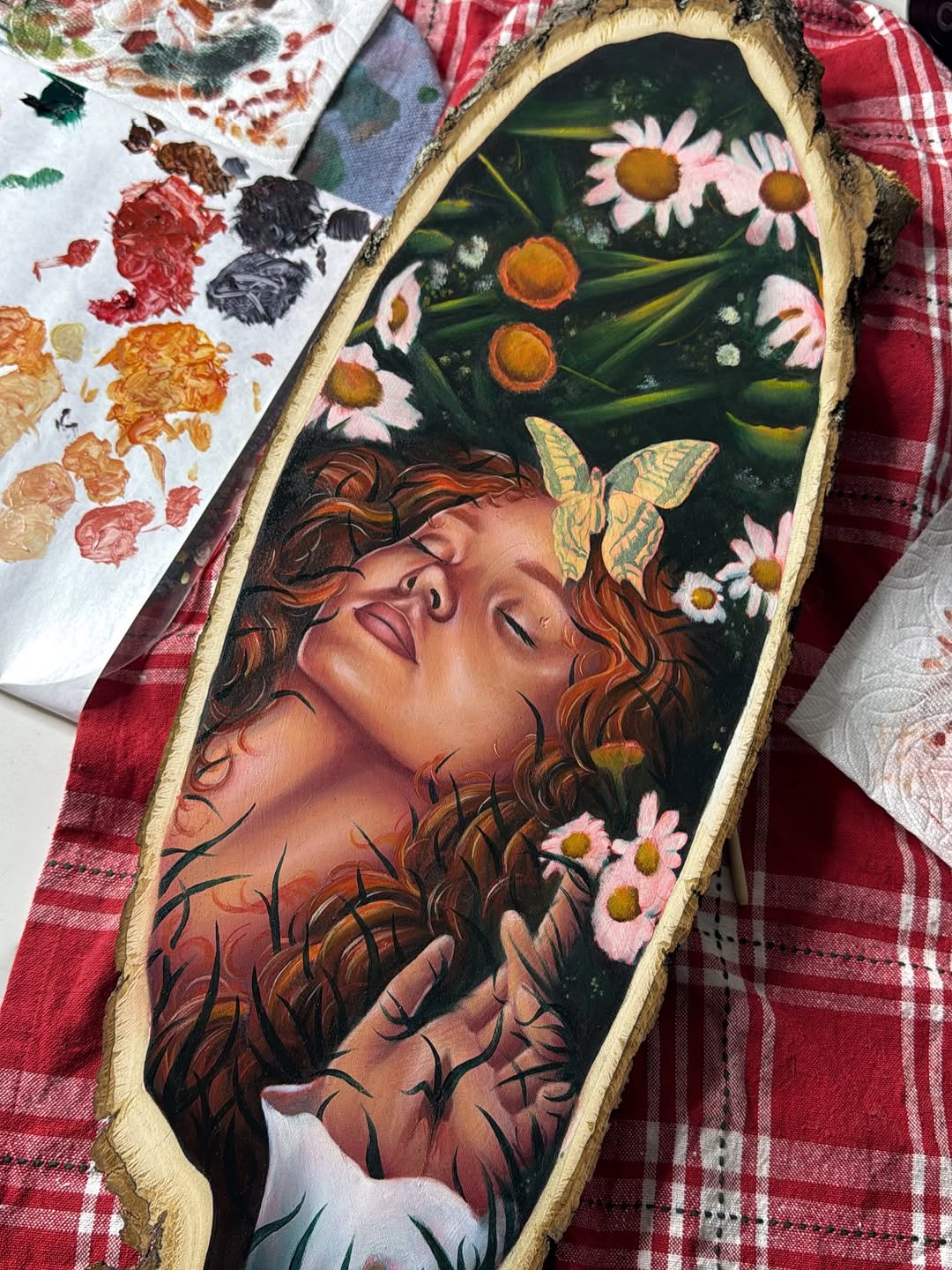 Custom tattoo work by Crystal Mercedes at Broadway Dept. Sacramento.