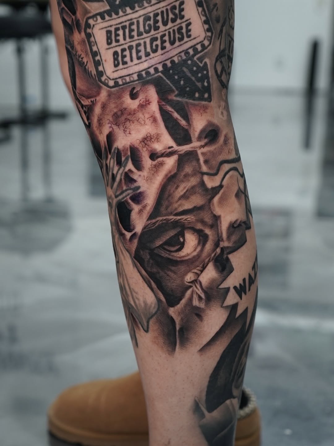 Jeepers Creepers Horror Tattoo by Charleigh Rae in Midtown Sacramento