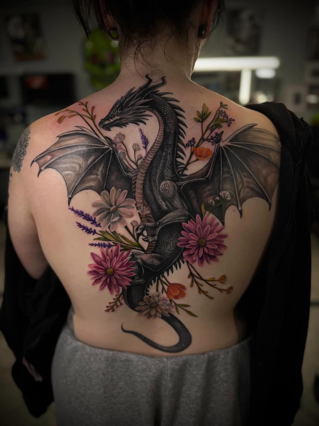 Custom tattoo design example by Broadway Dept resident artist