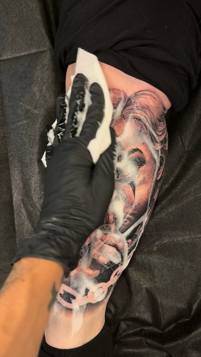 Eduardo Gomez Healed Tattoo Work at Broadway Dept Midtown Sacramento