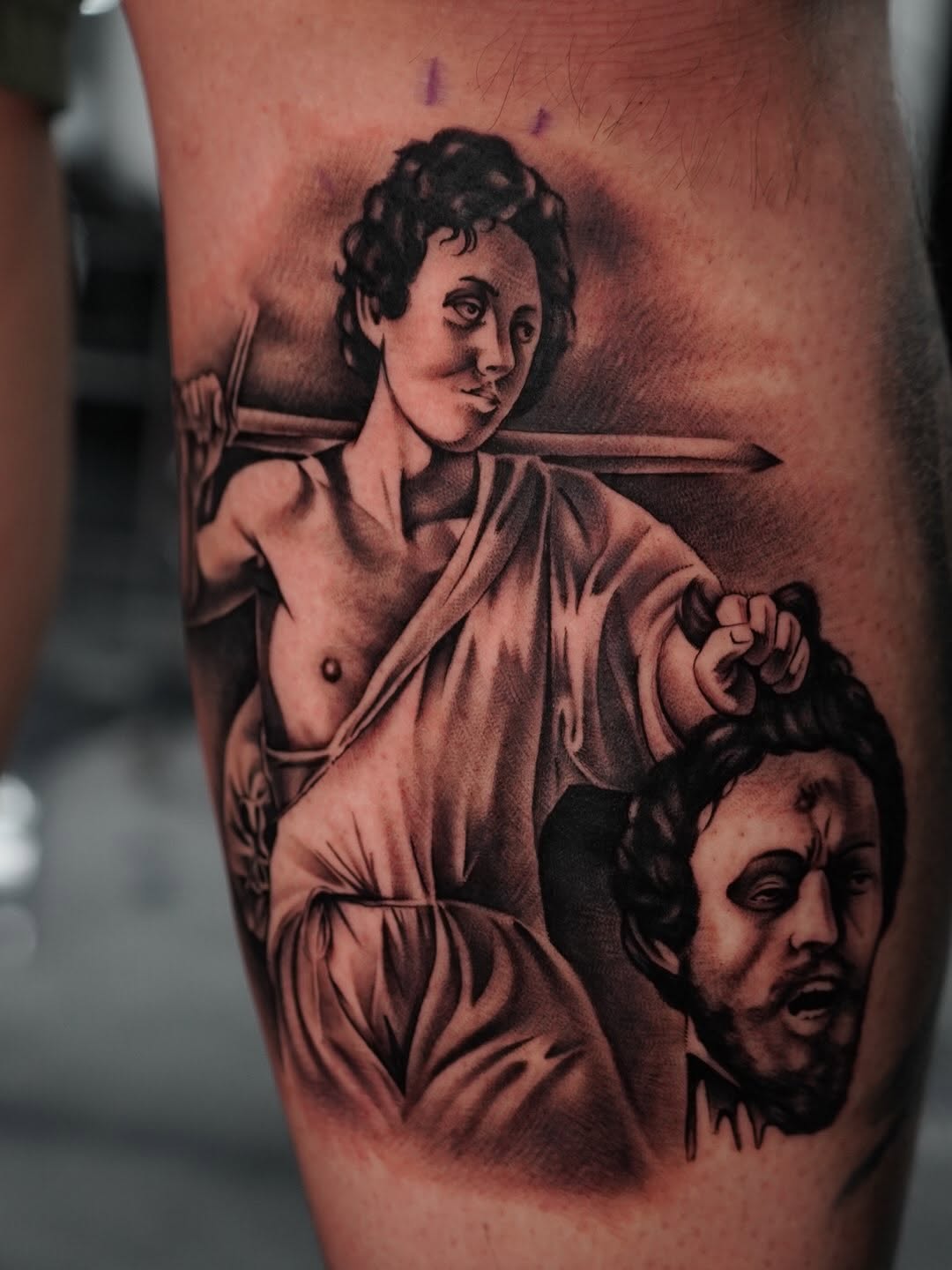 Surrealism color tattoo by Crystal Mercedes