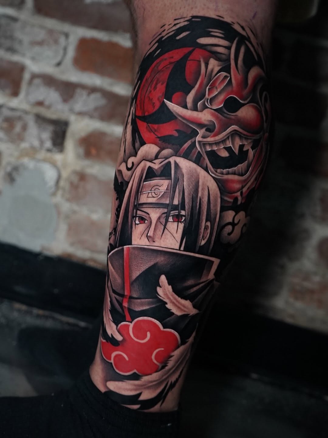 Blended color and black-and-grey tattoo by Crystal Mercedes