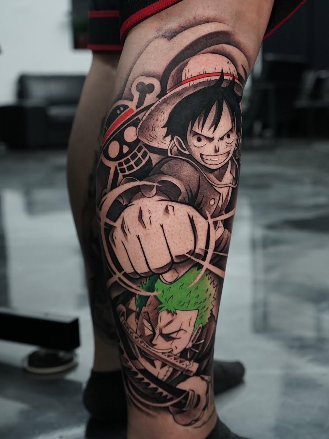 Mexican-American inspired tattoo by Crystal Mercedes