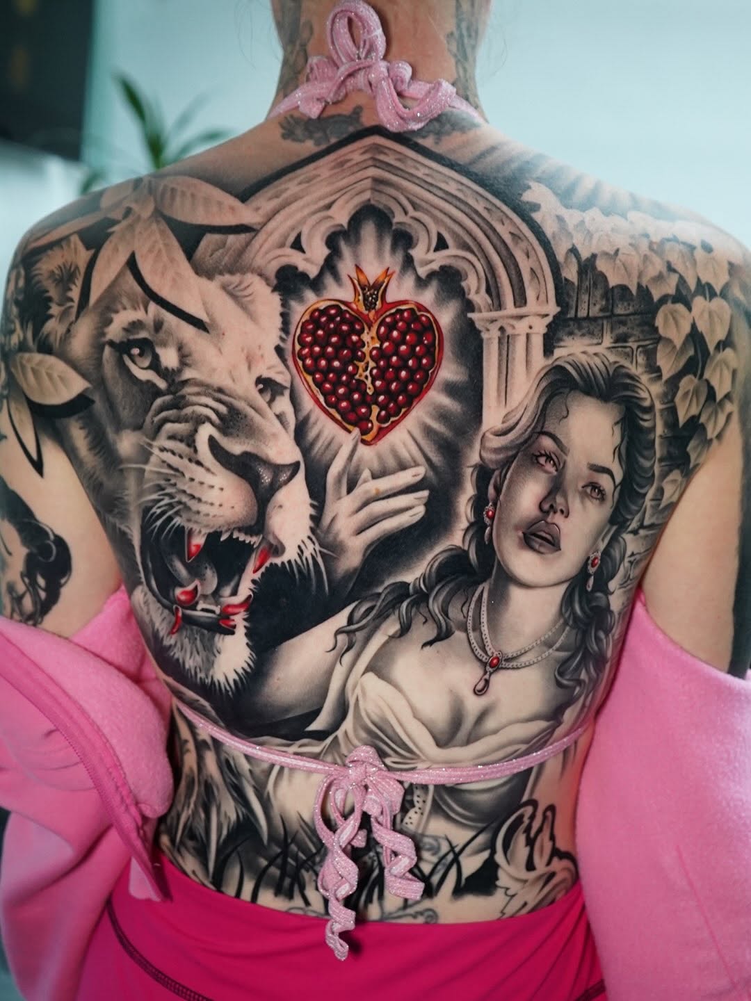 Surrealism tattoo on arm by Crystal Mercedes at Broadway Dept