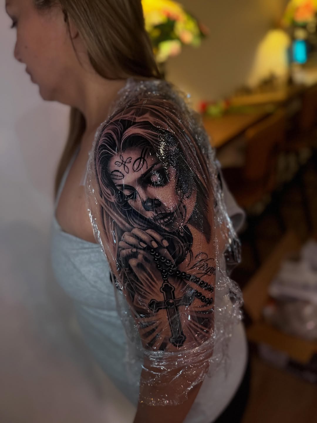 Custom tattoo design by Bella Gomez Sacramento artist