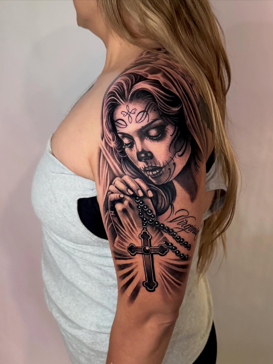 Detailed tattoo design by Bella Gomez artist portfolio