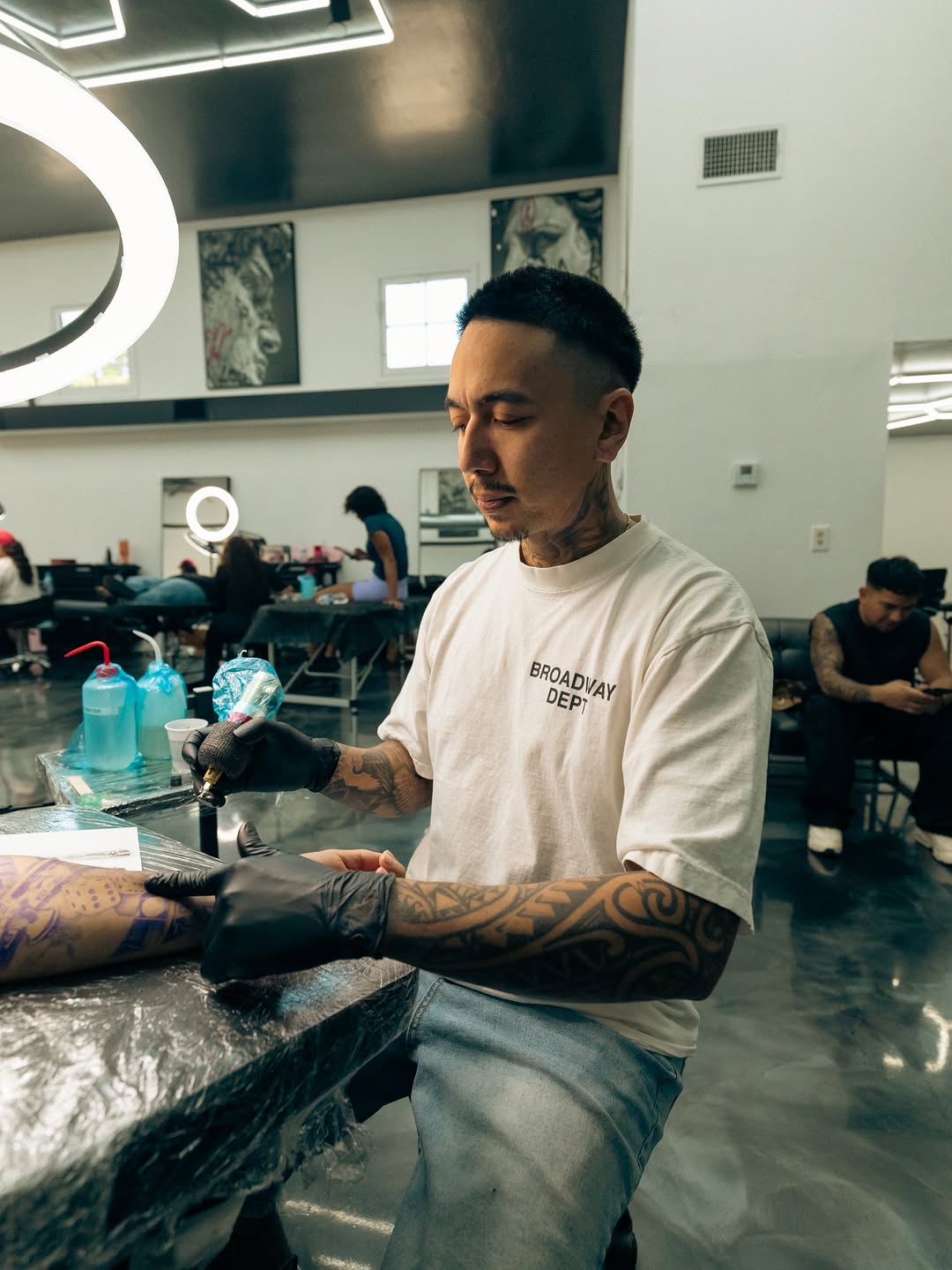 Custom tattoo design showcasing professional artistry at Broadway Dept Sacramento