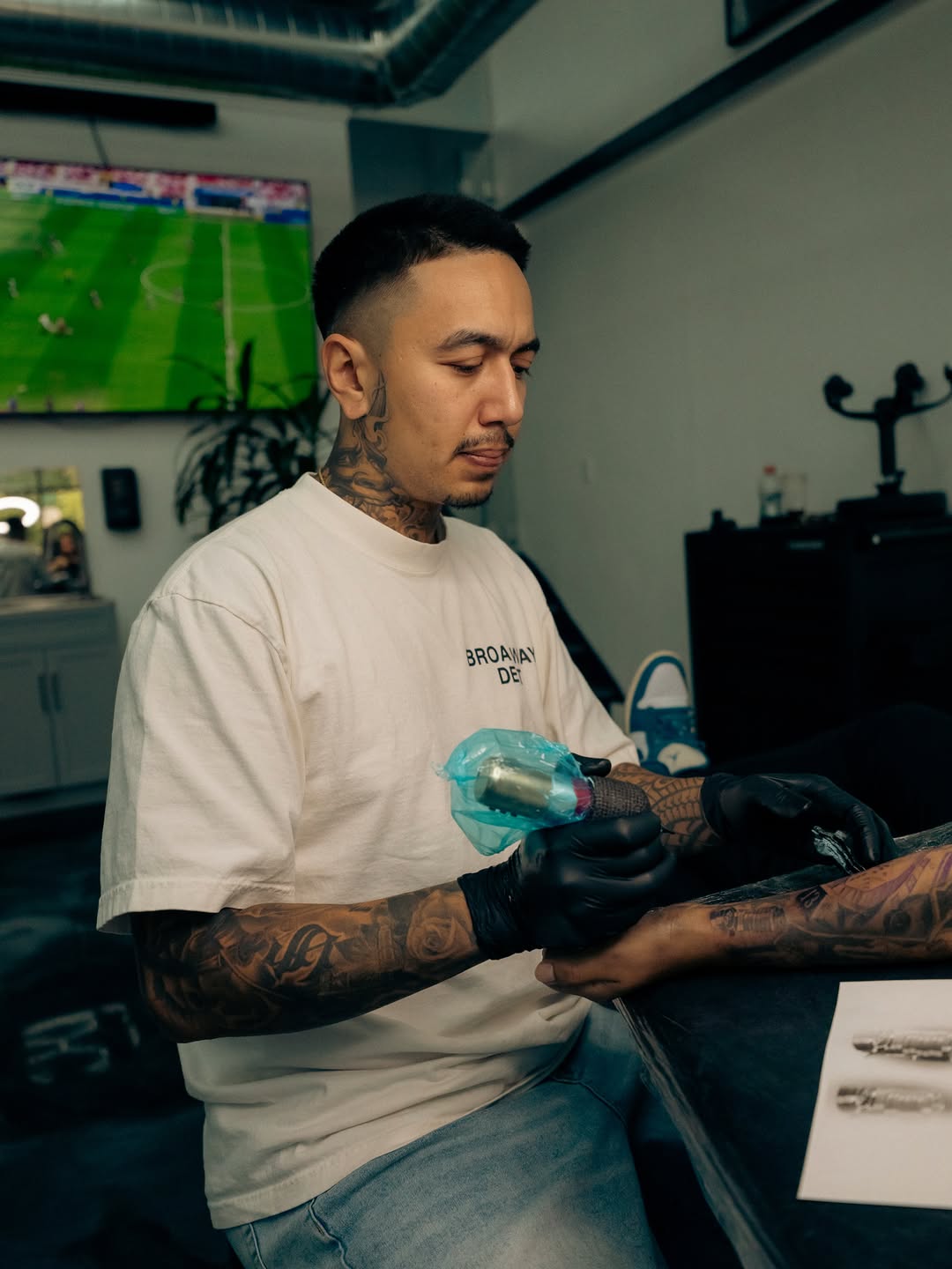 Custom tattoo design demonstrating Broadway Dept's artistic excellence in Sacramento
