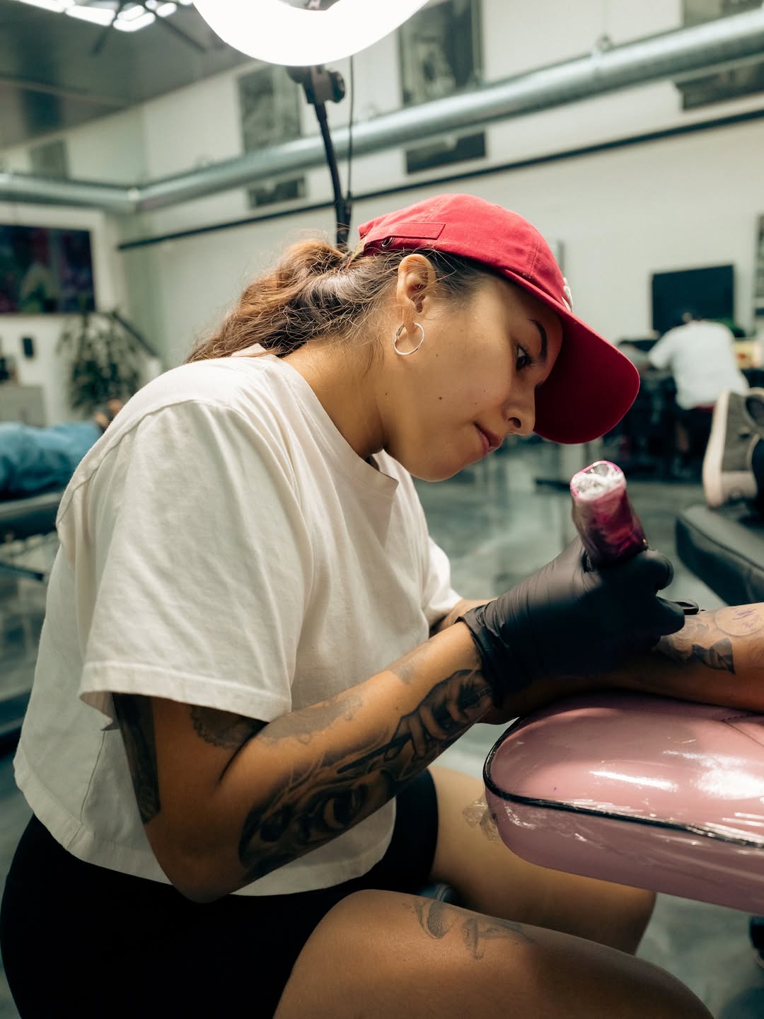 Professional tattoo work on display at Broadway Dept Midtown Sacramento