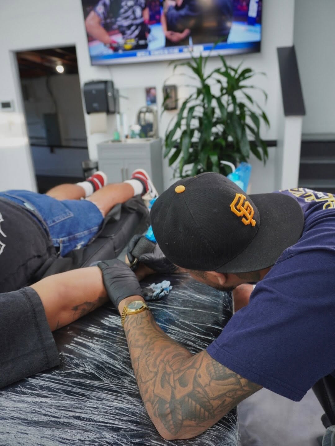 Final smile now cry later tattoo by David Maciel at Broadway Dept Midtown Sacramento