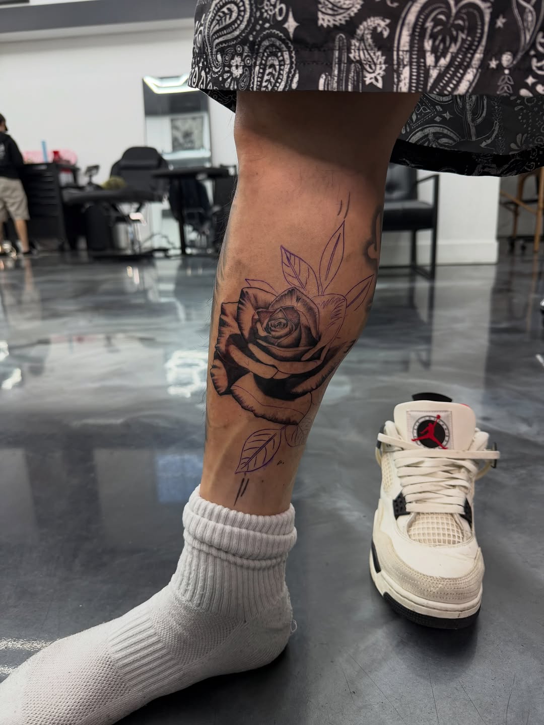 Detailed rose tattoo artwork showcasing different shapes and styles at Broadway Dept.