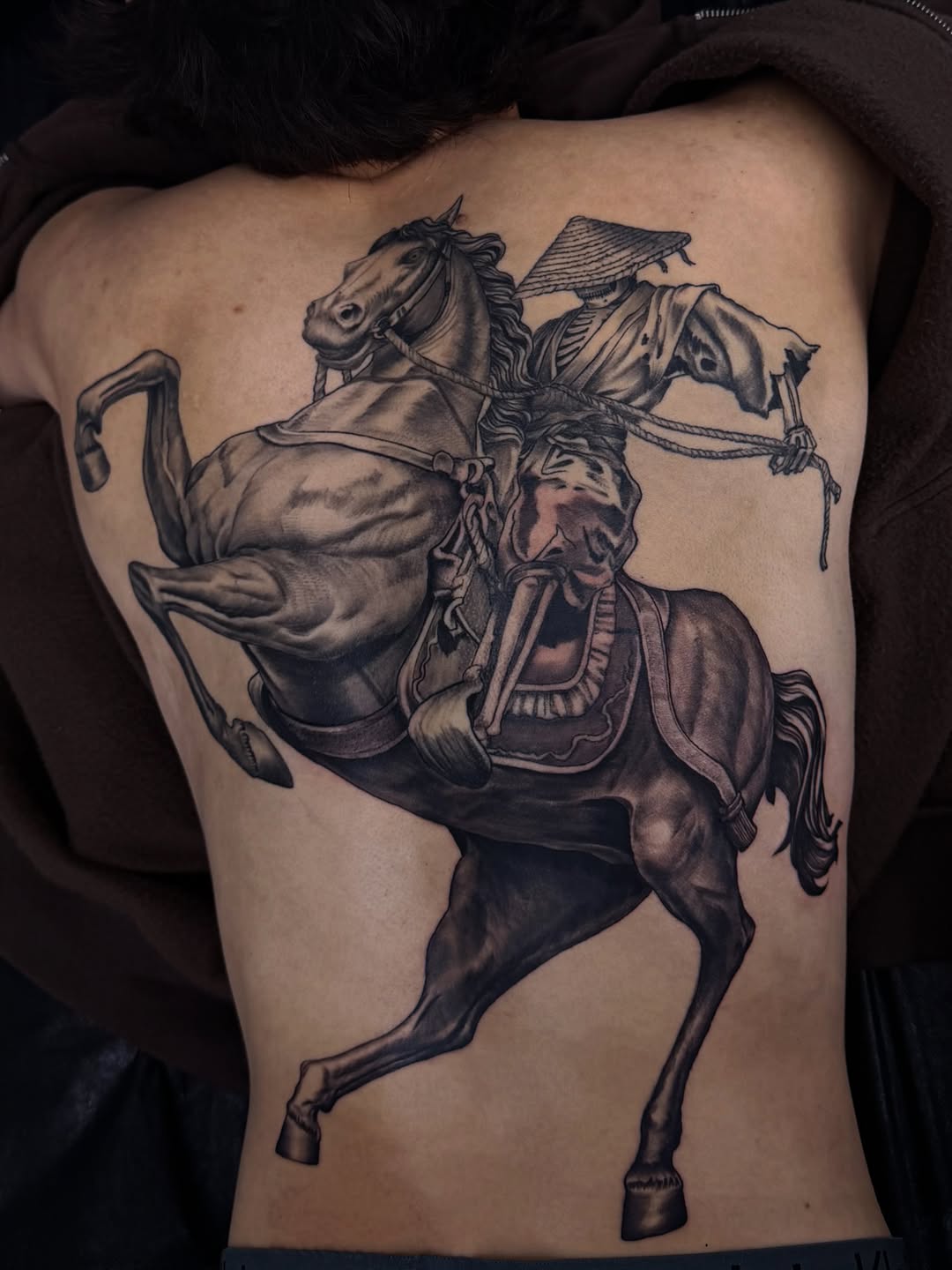 David Maciel's First Back Tattoo at Broadway Dept Midtown Sacramento