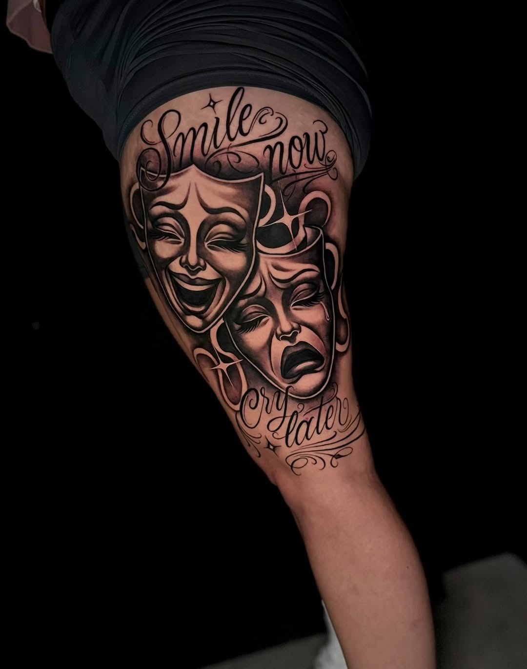 Detailed tattoo artwork created by Bella Gomez