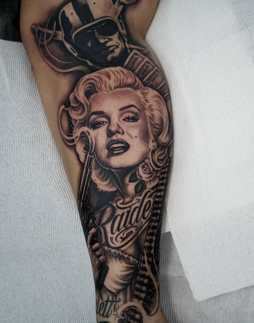 Professional tattoo work by Bella Gomez artist portfolio